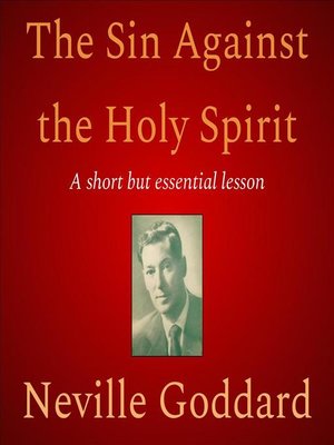 cover image of The Sin Against the Holy Spirit